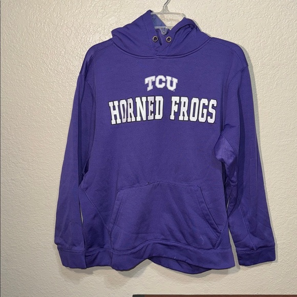 Campus Heritage Tops - TCU Horned Frogs Hoodie Size Large